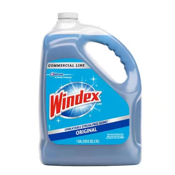2 Pack – Windex 128 oz. Commercial Original Glass Cleaner Refill