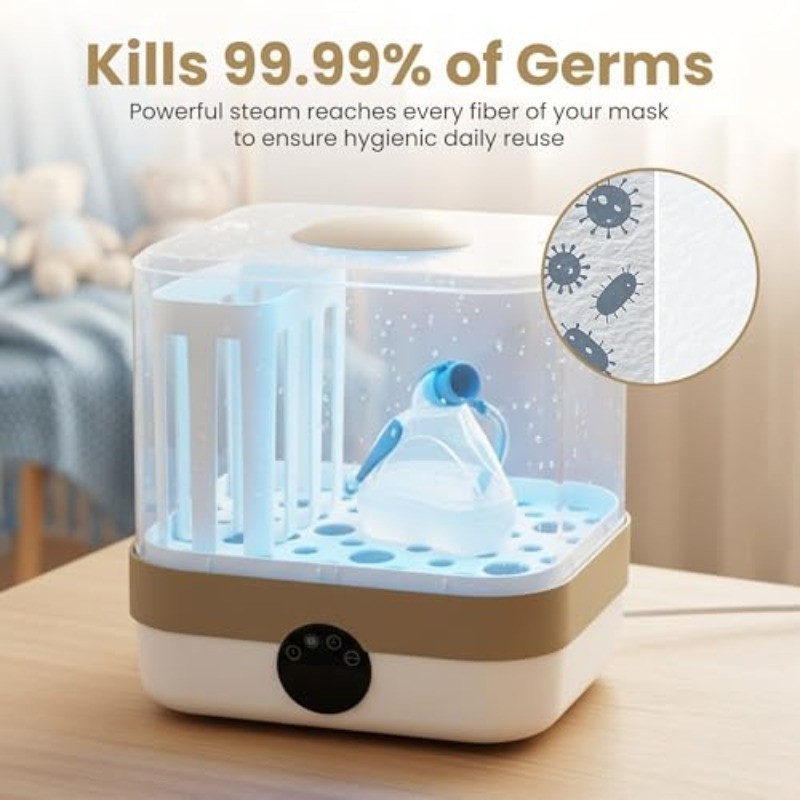 Cleaner and Sanitizing Machine, Cleaning Machine for Masks & Bottles Steam Clean