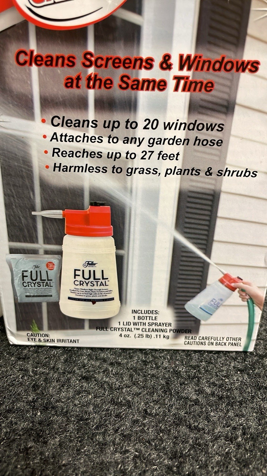 Fuller Brush FBFC-6 As Seen On TV Full Crystal Window & Outdoor Surface Cleaner