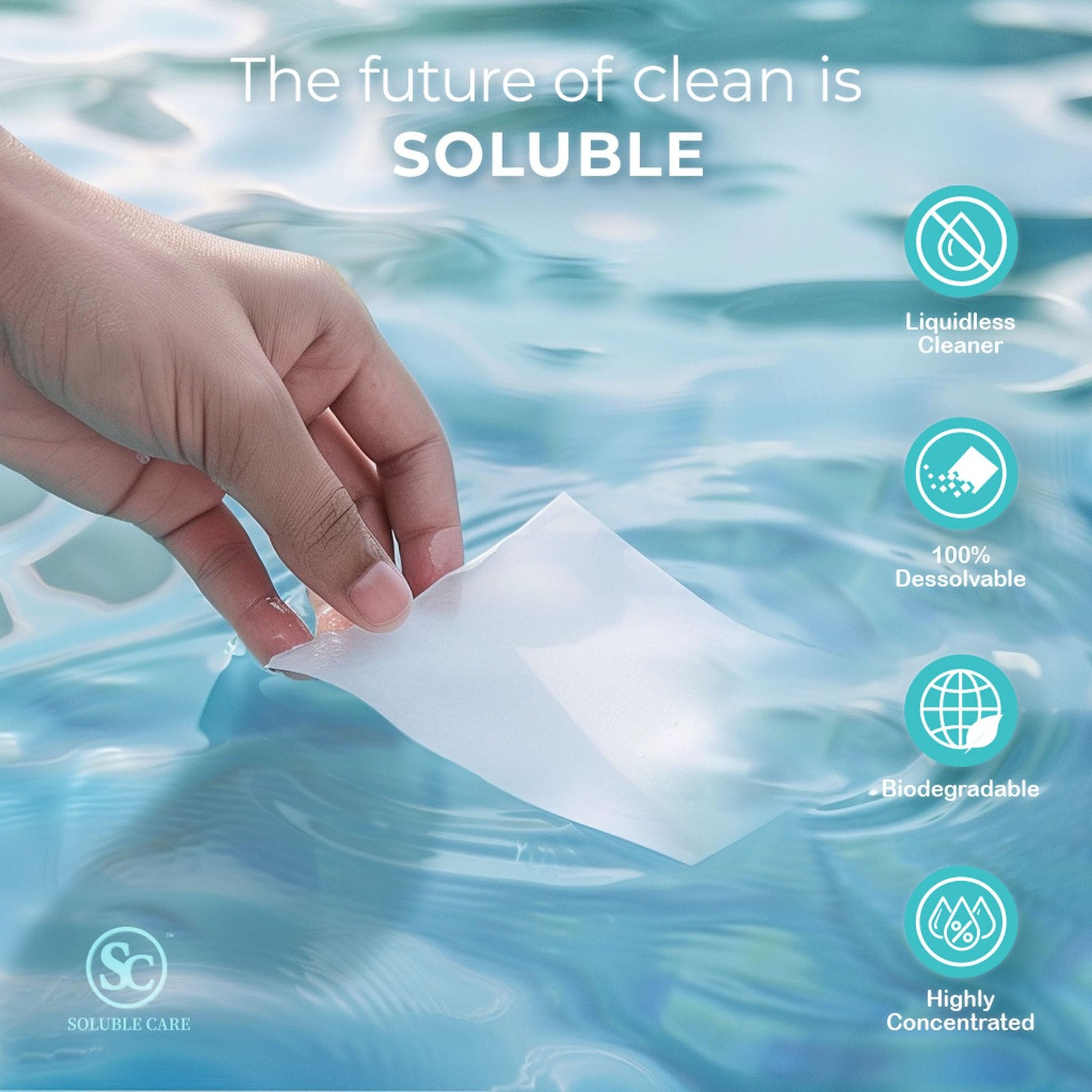 : Dissolvable Toilet Bowl Cleaner Sheets (No Bottles, Easy Clean, Quick-Disso…