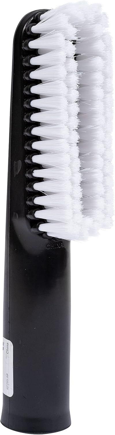 1.25 Inch Diameter Soft Auto Brush, Black Nylon Bristles, Ideal for Cleaning Veh