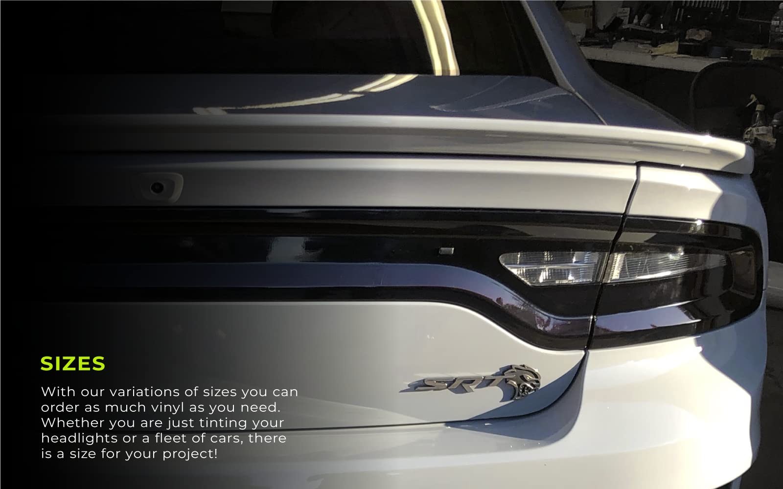 Vvivid Dark Black Headlight Taillight Tint Air-release Vinyl Wrap Film