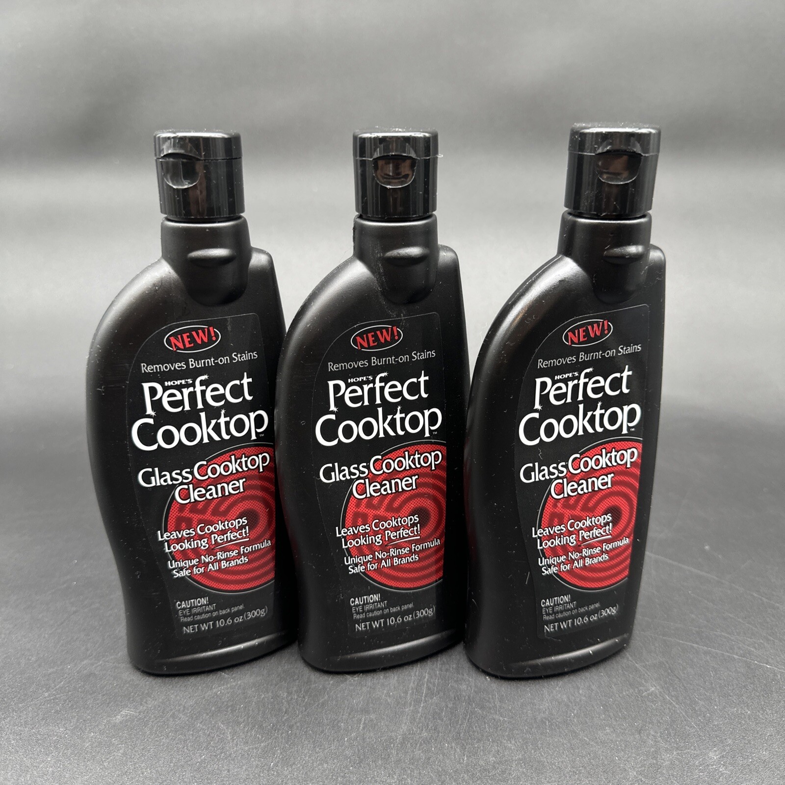 (3)HOPE’S PERFECT GLASS CERAMIC COOKTOP Smoothtop Ranges Gentle No-Rinse CLEANER