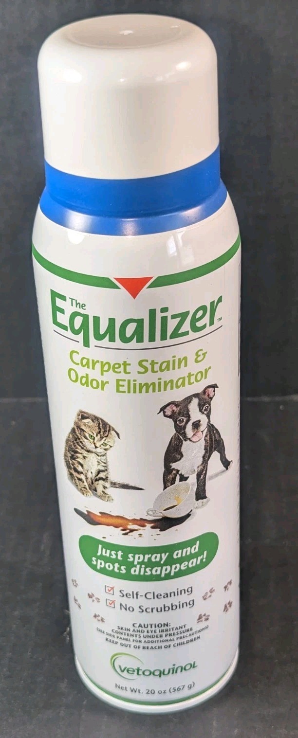 Vetoquinol Equalizer Pet Carpet Cleaner, Stain Remover Odor Eliminator
