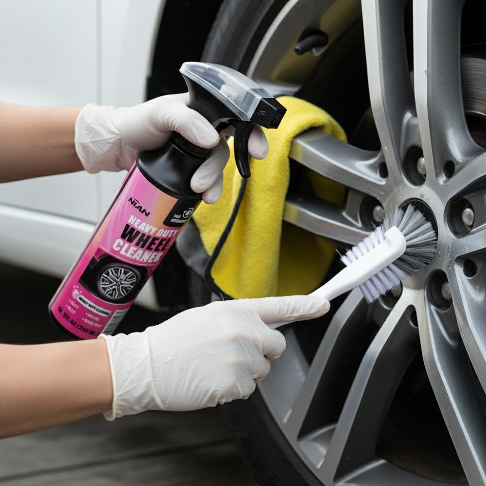 1/2/3PCS Multi-functional Remover Wheel Cleaner Heavy Duty Wheel Cleaner 270ML