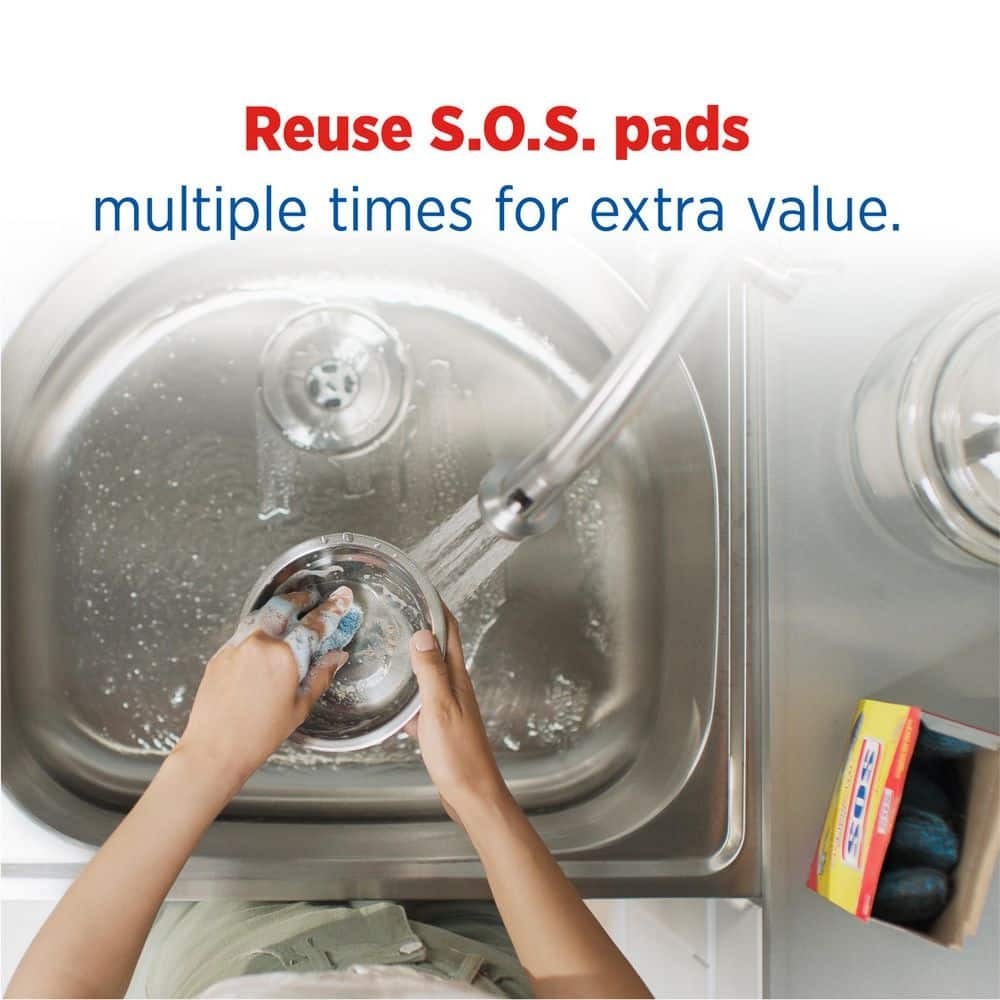 Steel Wool Soap Scouring Pads (18-Pack) (2-Boxes)