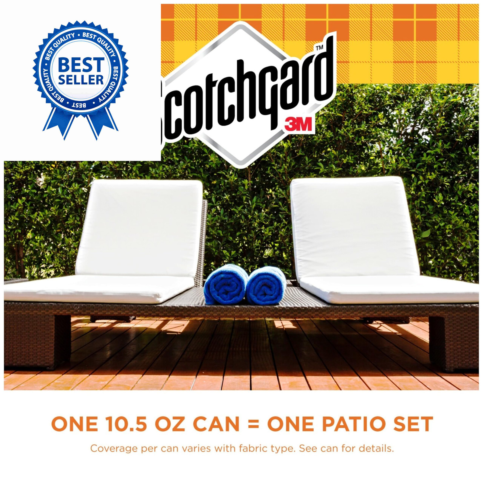 Scotchgard Outdoor Water & Sun Shield 10.5 Fl Oz (Pack of 1), Transparent