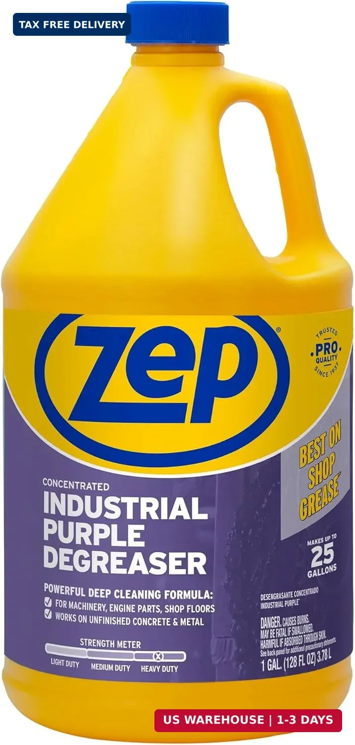 Zep Industrial Purple Cleaner and Degreaser Concentrate – 1 Gallon (Case of 4) R