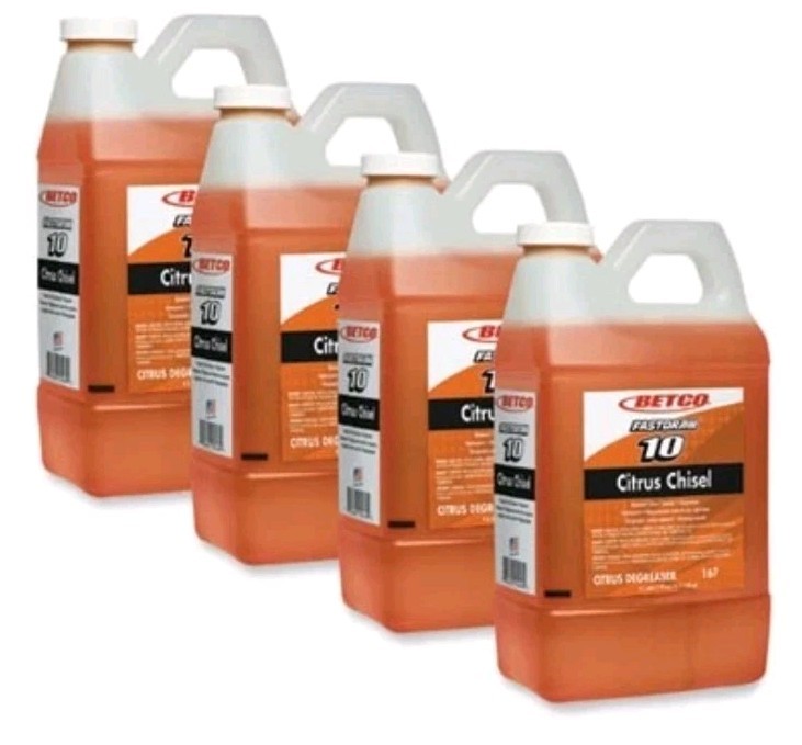 *Box of 4* Betco 16747-00 Citrus Chisel Degreaser/Cleaner *4ct* 2L Bottles