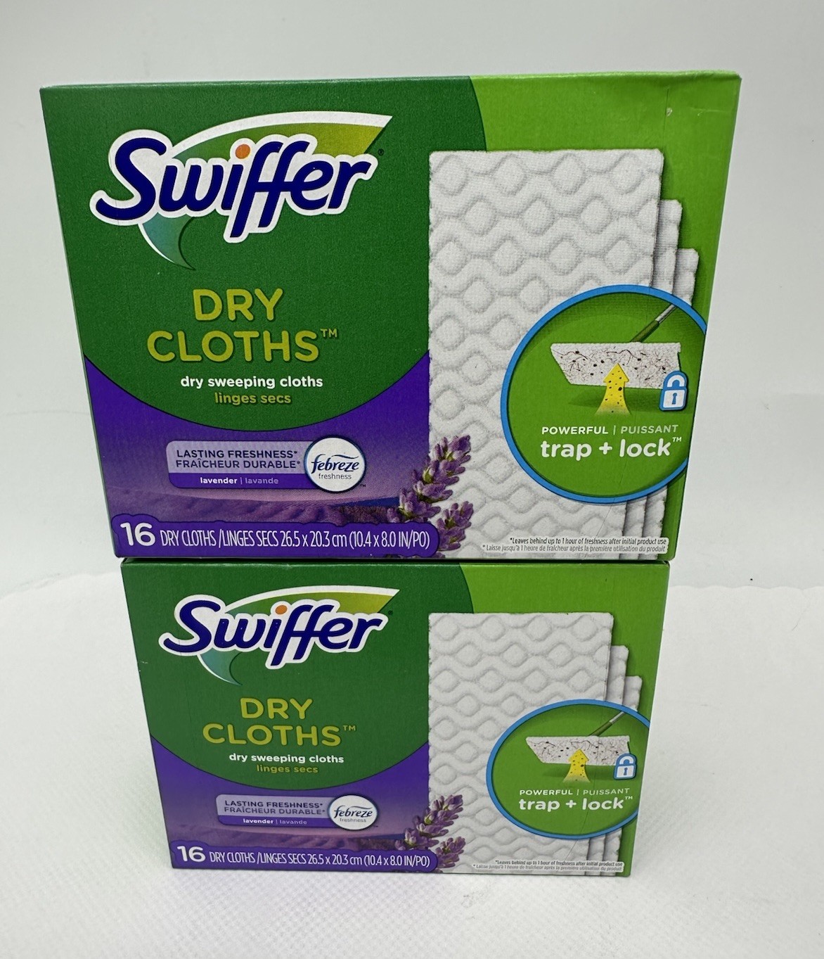 Swiffer Dry Sweeping Cloths Lavender Scent 16 Dry Cloths 2 Pack
