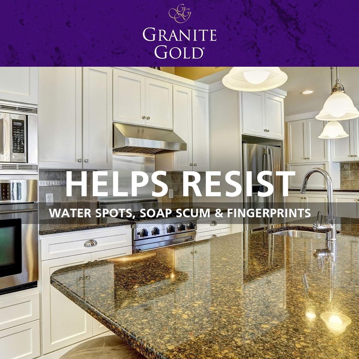 Streak-Free Shine for Granite, Quartz, Marble, Travertine, Natural Stone Coun…