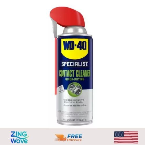 WD-40 Specialist Contact Cleaner 11oz Fast Dry No Residue Electronics Spray