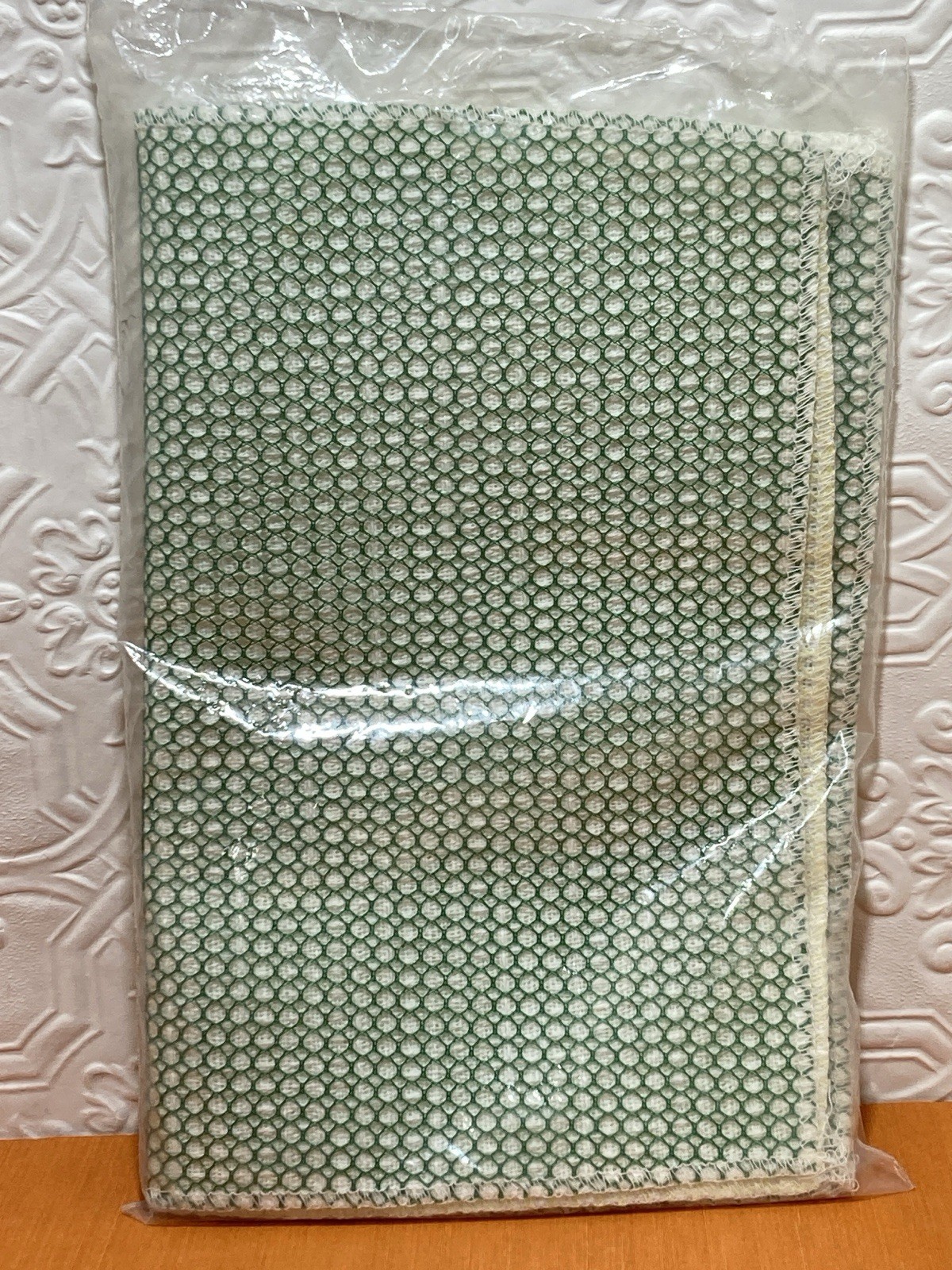 Vintage Wash N Scrub Wunda Cloth Nylon Net Backed W/Cotton Waffle OK for Teflon