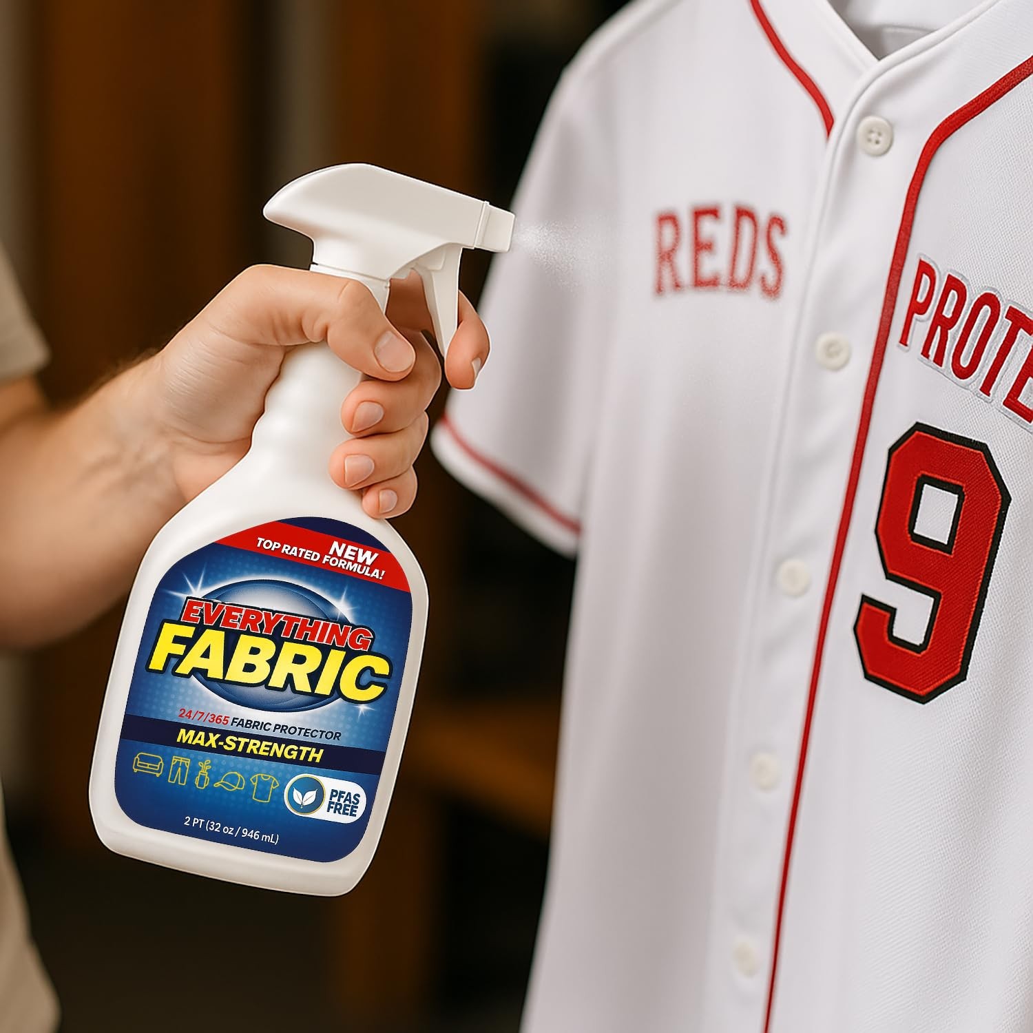 – Max-Strength Fabric Protector Spray, PFAS-Free, 32 oz, Repels Liquids and P…