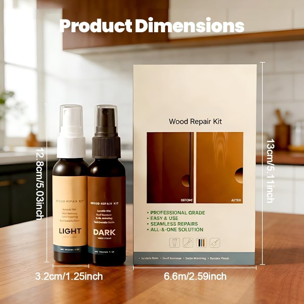 Wood Floor Scratch Repair Kit for Hardwood Laminate Furniture Repair