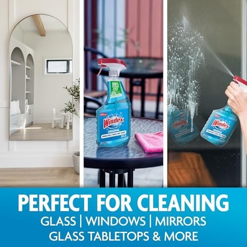 Glass and Window Cleaner 23 oz Pack of 6 Ammonia Free Streak Free Spray