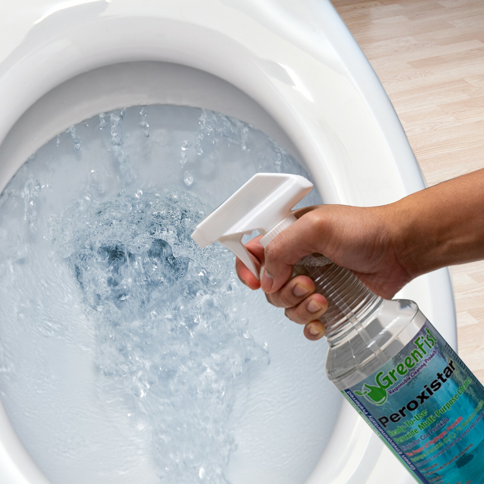 Hydrogen Peroxide All Purpose( Toilet, Carpet,Glass,Stain) Cleaner 32 oz.1 QUART