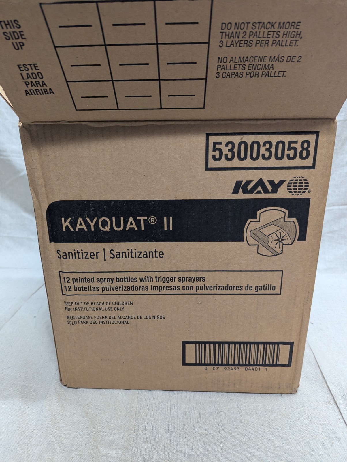 Kay Kayquat II 32oz. Plastic Trigger Spray Bottles Commercial 12 pk Empty