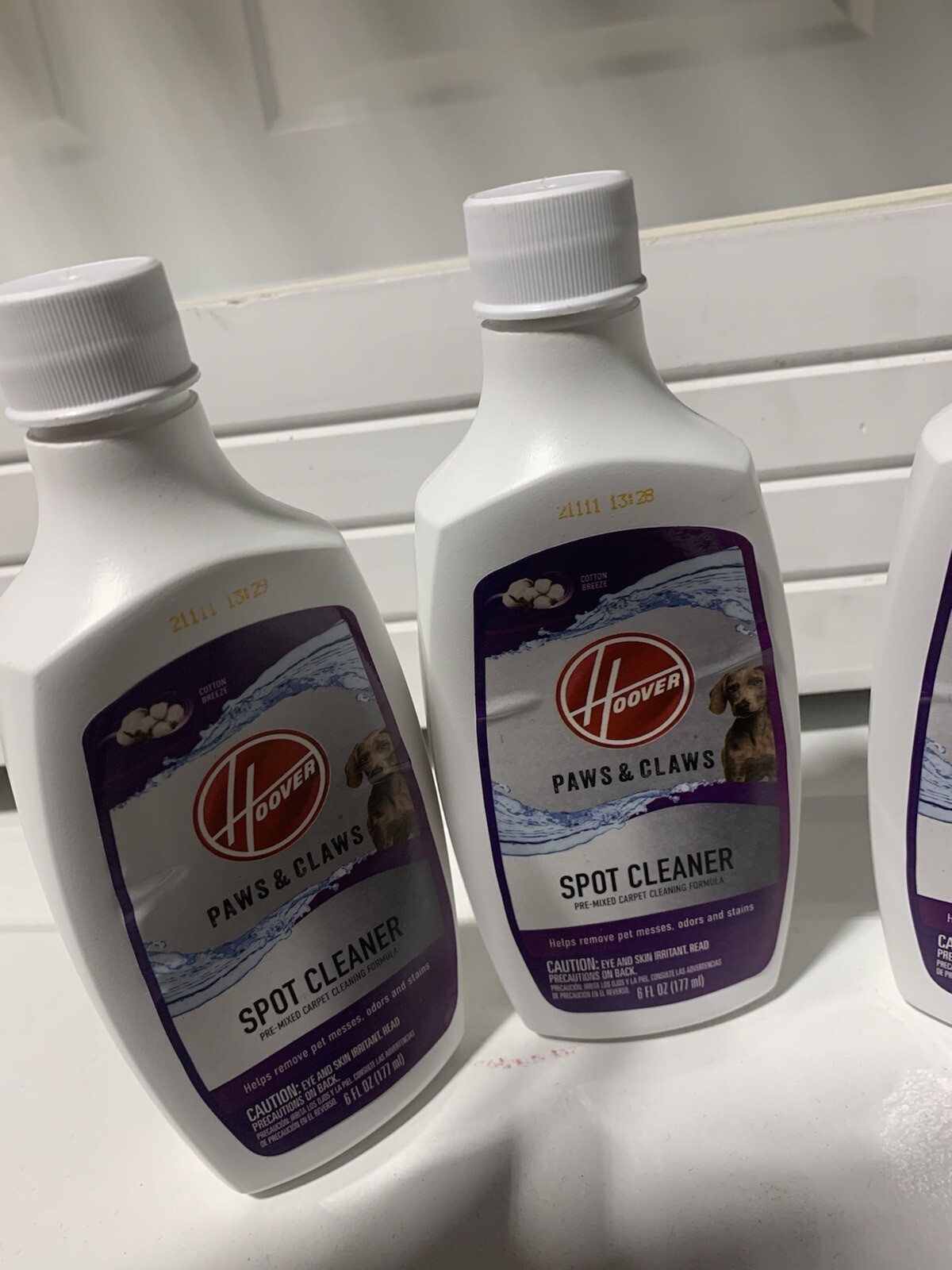 Lot of 2 Hoover Paws And Claws Spot Cleaner Carpet Cleaning Formula 6 fl oz