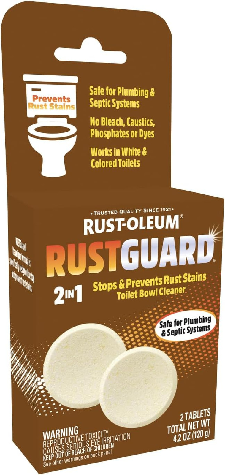 RustGuard Rust Stain Remover | Heavy-Duty Iron Stain Remover & Toilet Bowl Clean