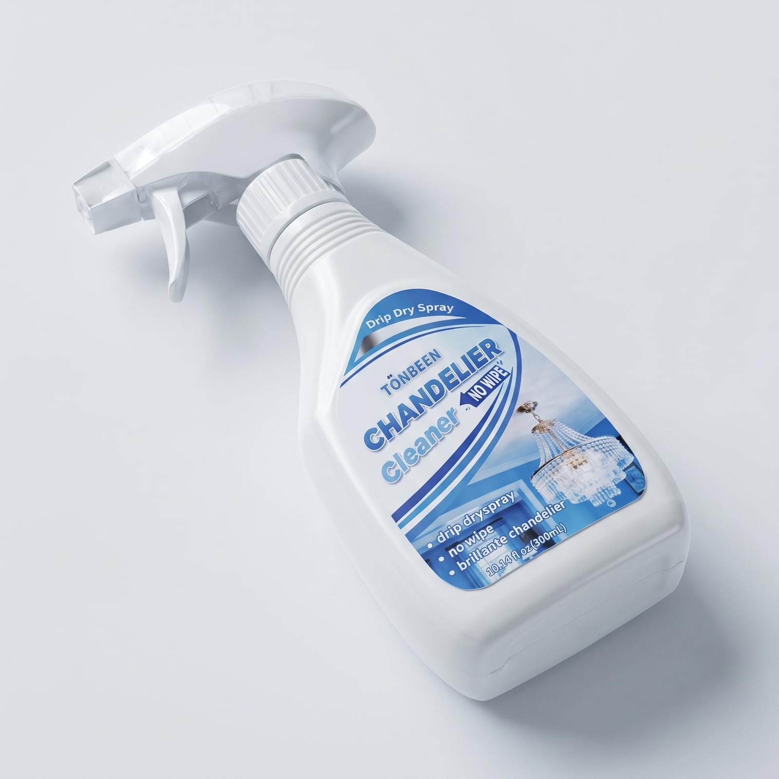 Crystal Chandelier Cleaner Drip Dry Spray – No Wipe Streak Free Dust Remover …