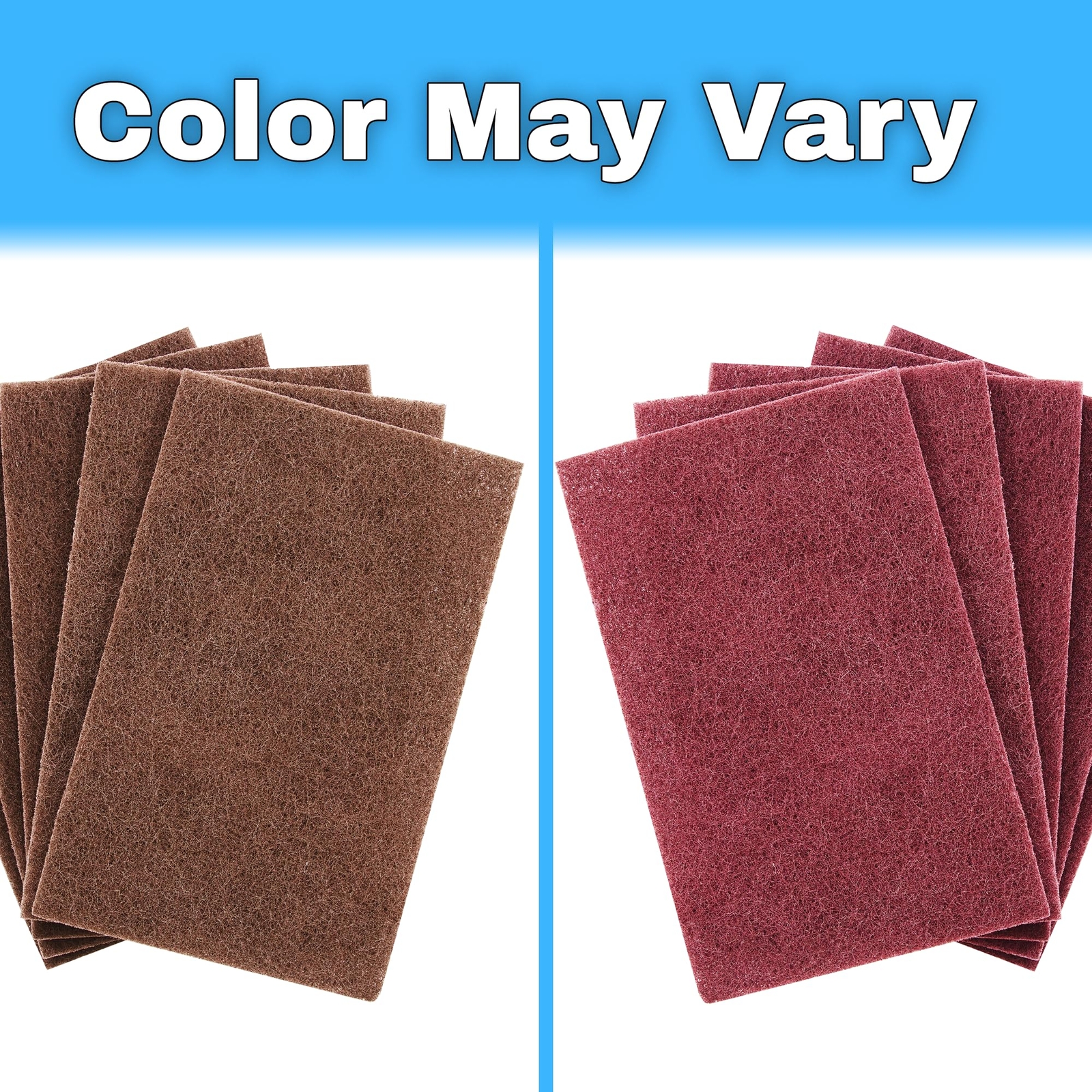 Heavy Duty Xl Red Scouring Pads. 6×9 In 5 Pack Of Scrubber Tools For Cleaning St