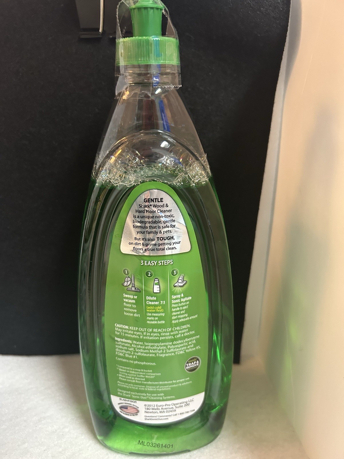 Shark Wood & Hard Floor Cleaner Italian Citrus 28 Oz Concentrate Wood Tile Read