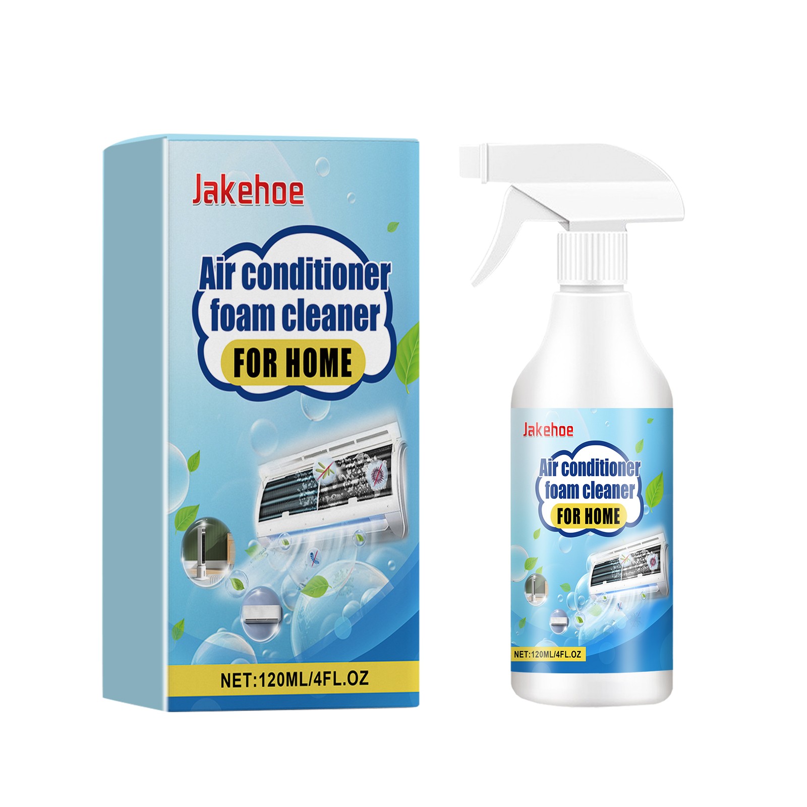 Air Conditioner Cleaner Foam Spray Deep Cleaning Deodorizing for Home AC
