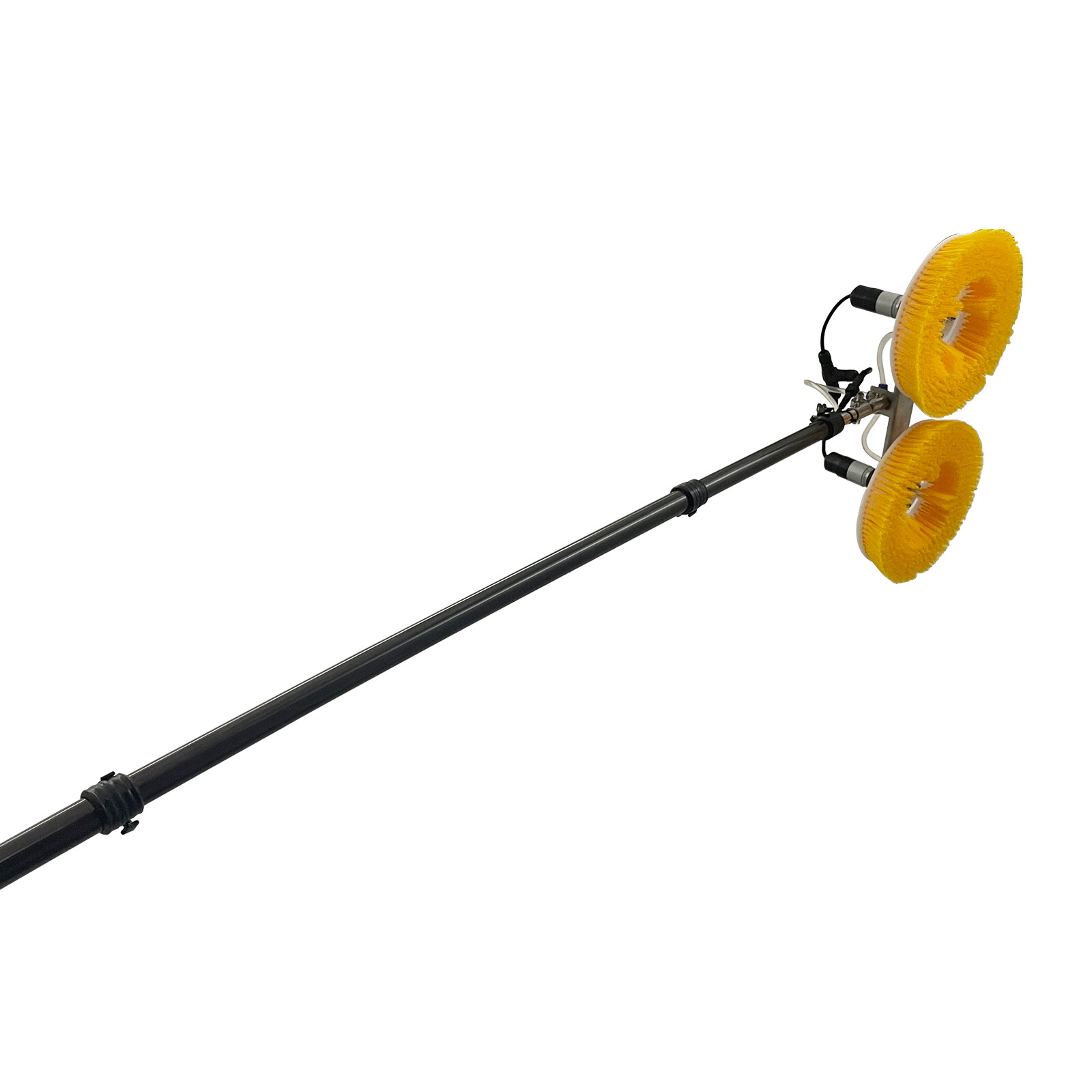 Electric Double Head Solar Photovoltaic Panel Cleaner Scrubbing Machine 110V