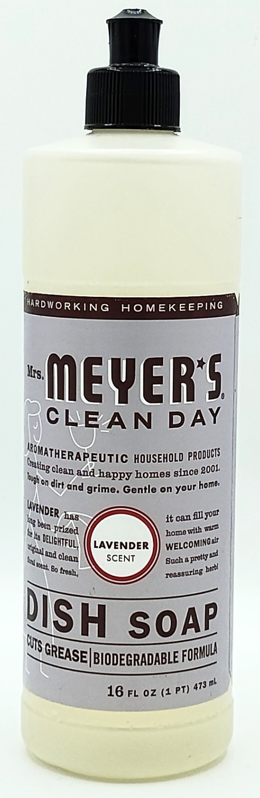Mrs. Meyer’s Clean Day Dish Soap Lavender Scent 16 fl oz