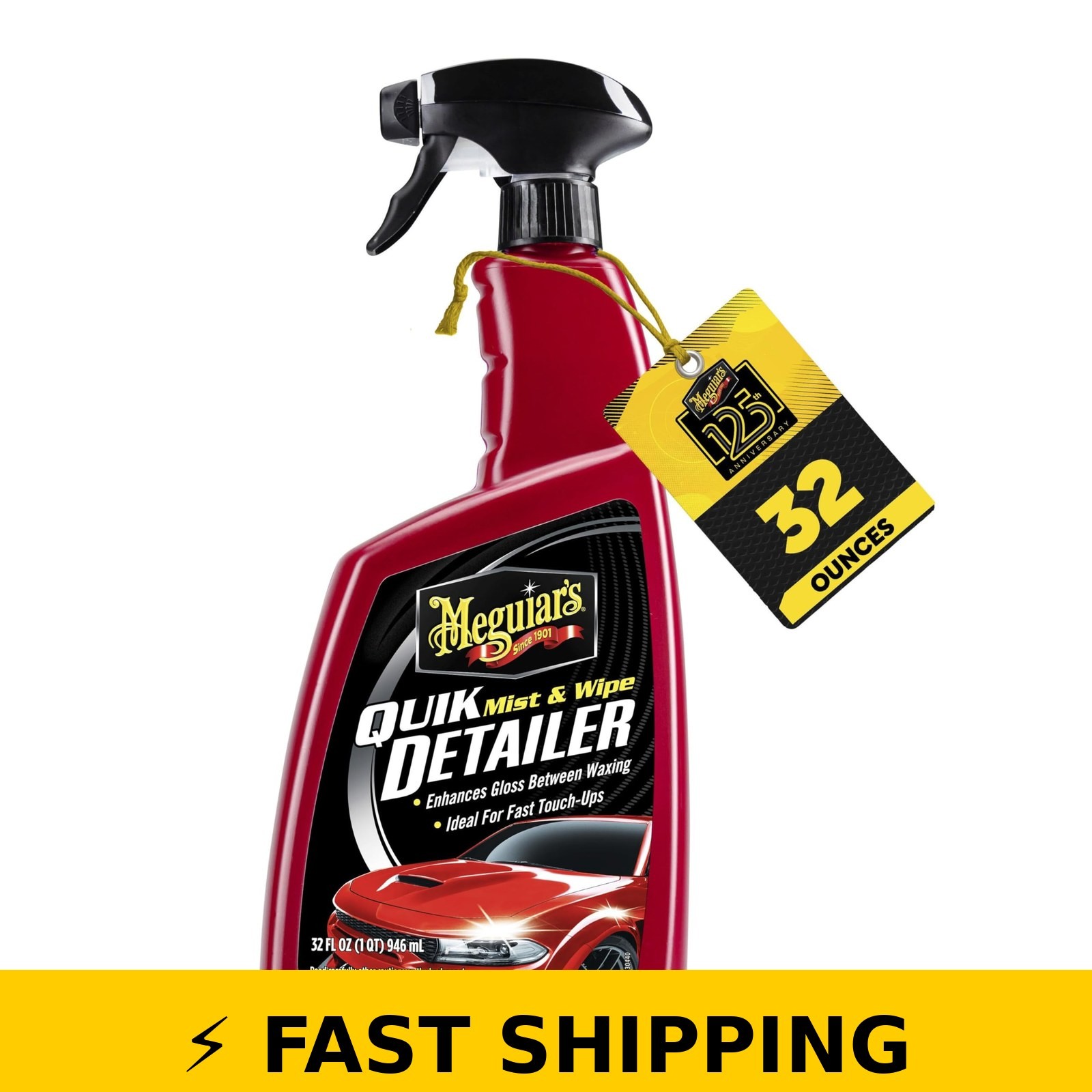 Meguiar’s Quik Detailer Spray 32 oz – Boost Shine & Protect Paint