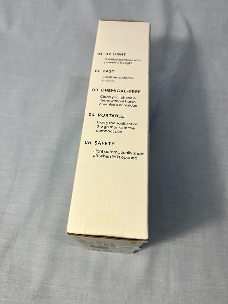 Sharper Image UV-Zone Phone & Small Item Sanitizer, NIB