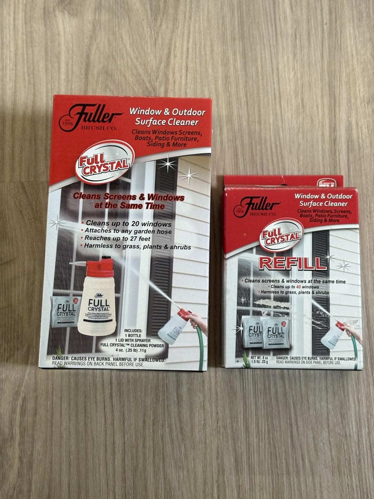 Fuller Brush Co. Full Crystal Window and Outdoor Surface Cleaner & Refill