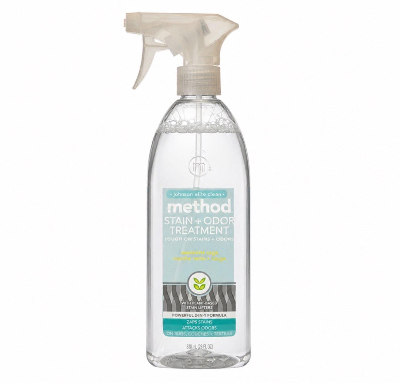 Method Stain & Odor Treatment Spray Spearmint Sage Scent Plant Based 20 oz (1)
