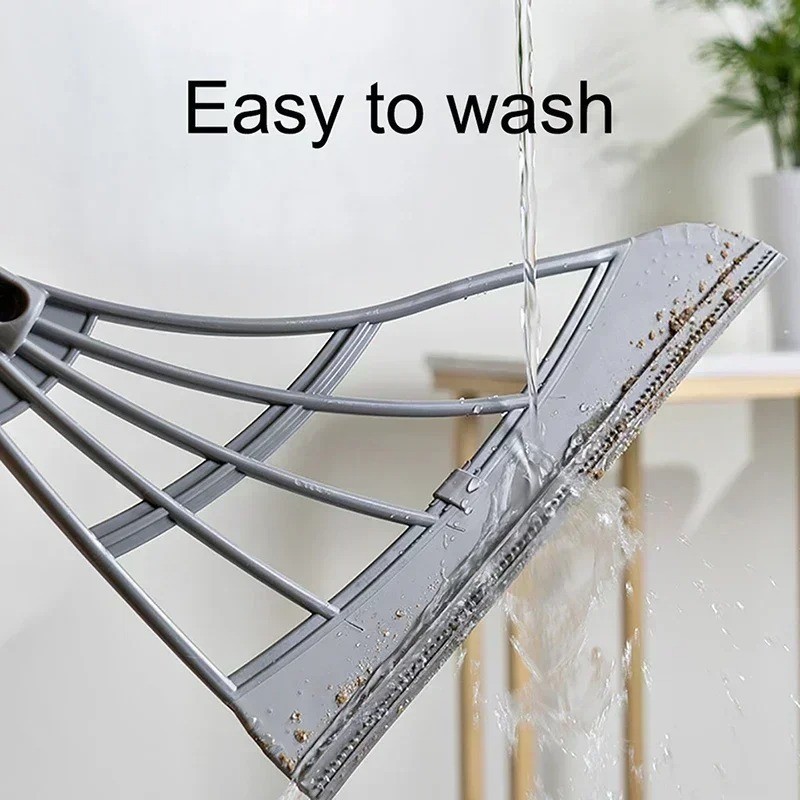 Surface Lightweight Silicone Broom, Squeegee, Pet Hair Remover, Indoor Cleaning