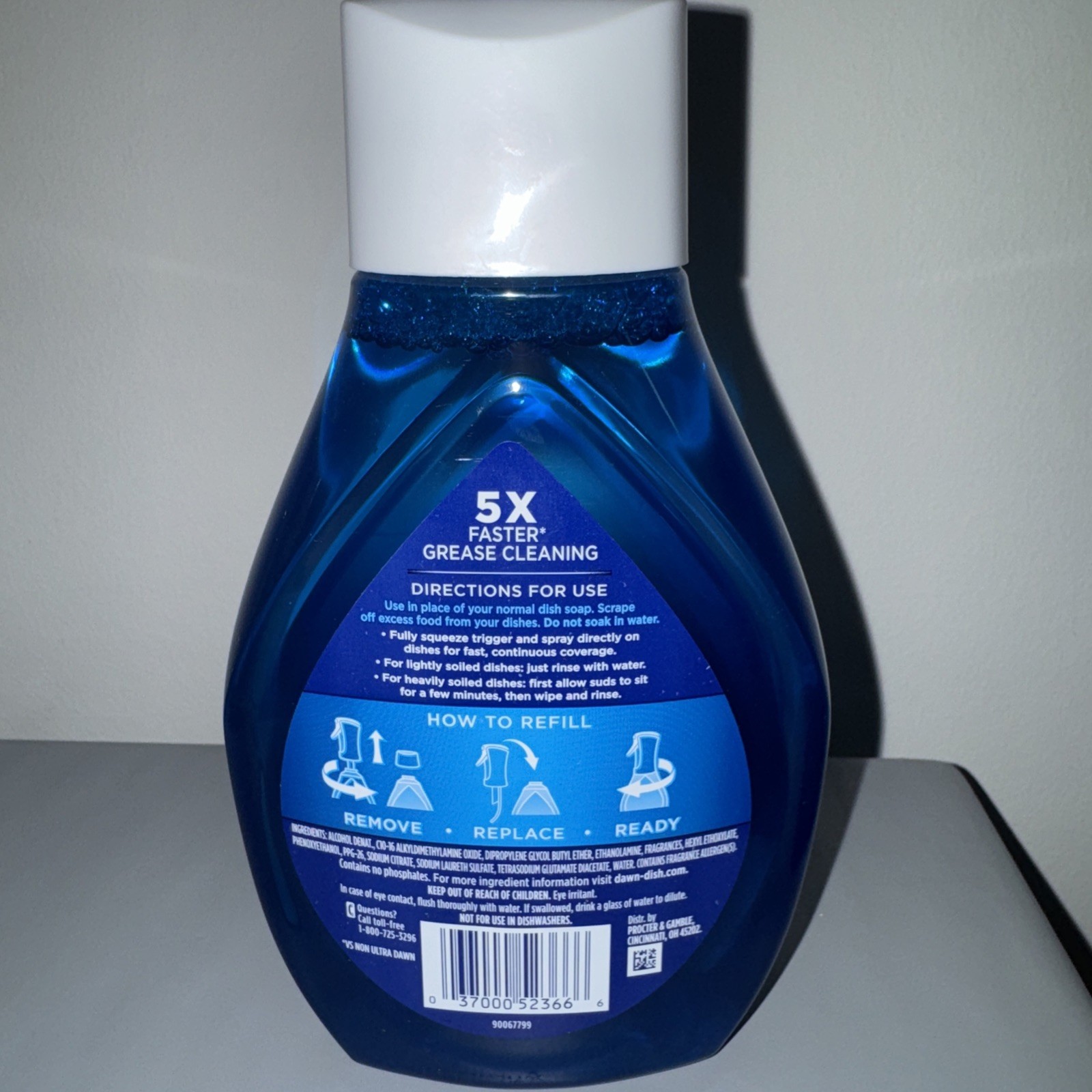 Dawn Platinum Powerwash Dish Spray Fresh Scent Reusable Sprayer 16 fl oz
