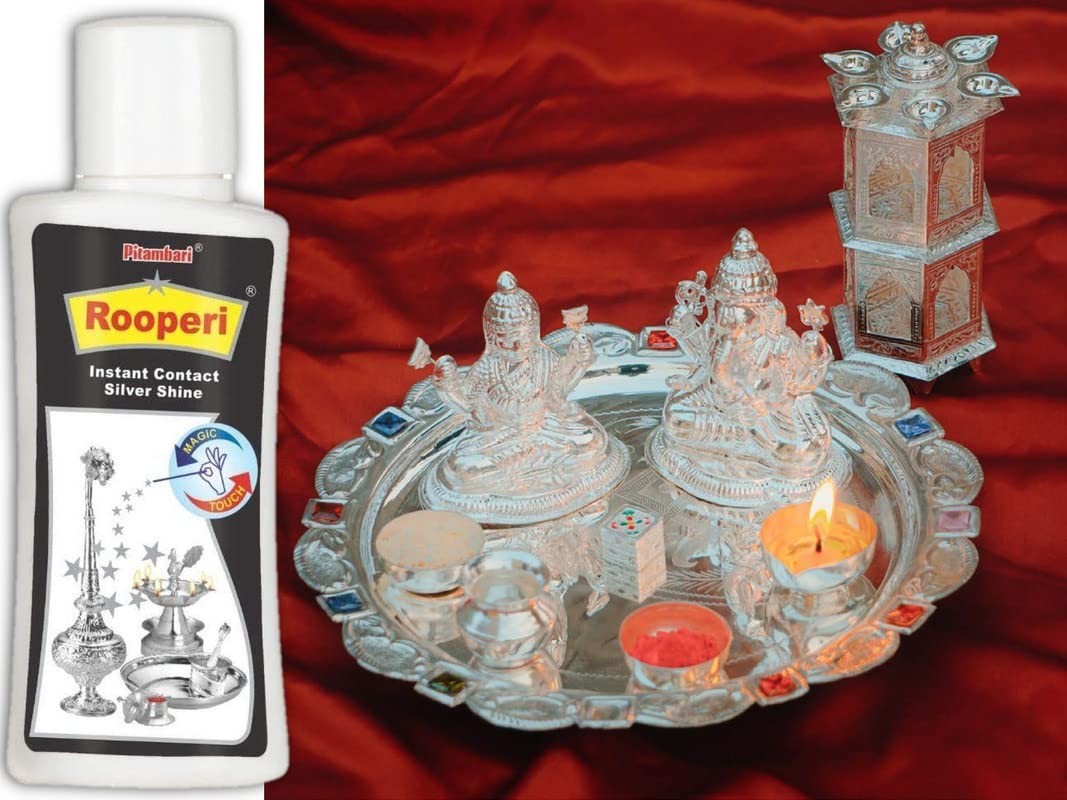 Latest Pitambari Rooperi India Instant contact Silver Shining & Cleaning Polish