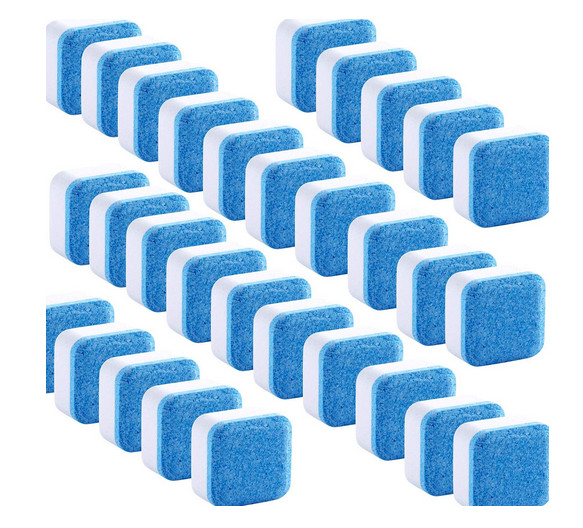 15 or 30 Pieces Solid Washing Machine Cleaner Effervescent Tablet Washer Cleaner