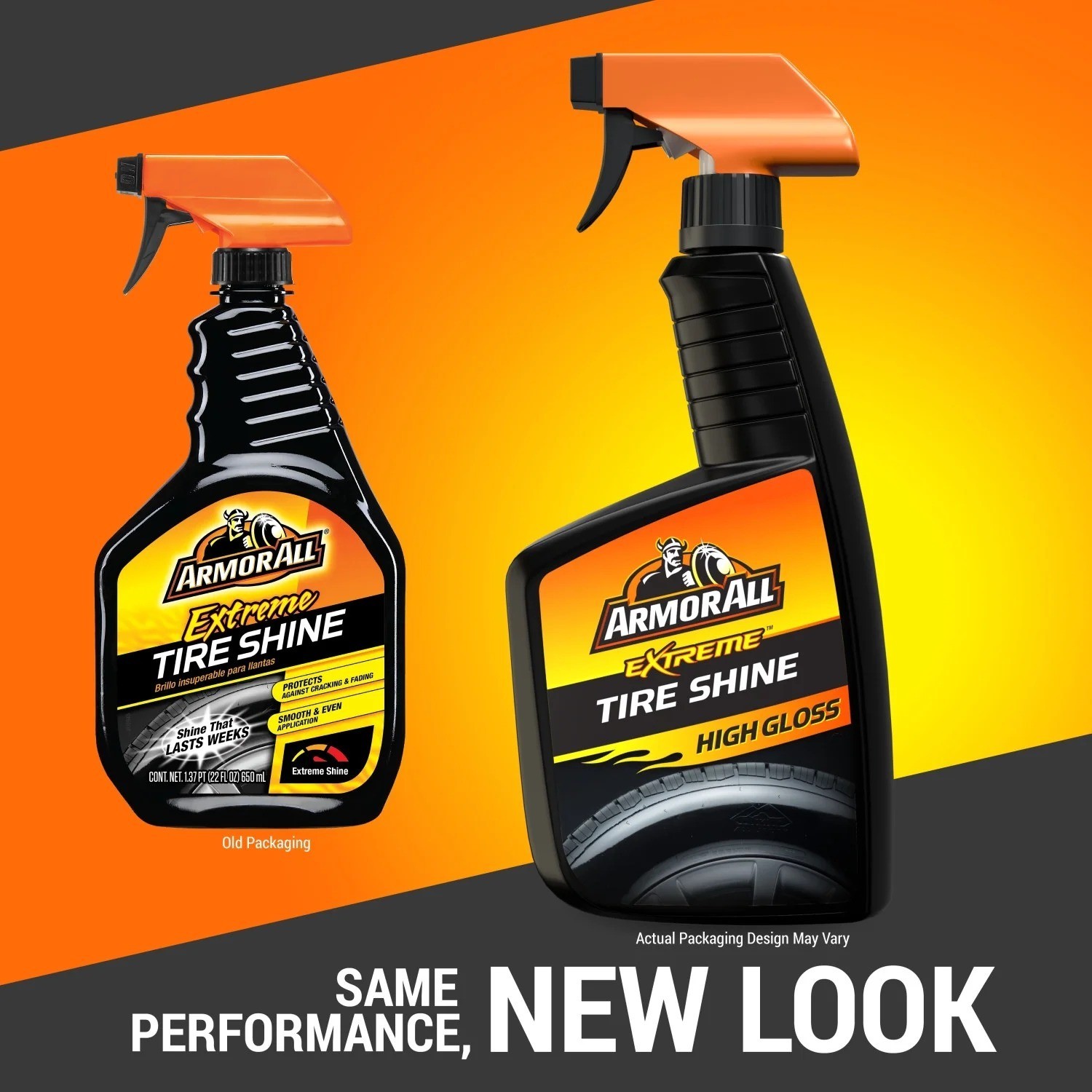 On Sale,Armor All Extreme Tire Shine Spray for Car Detailing, 22 fl oz Bottle​