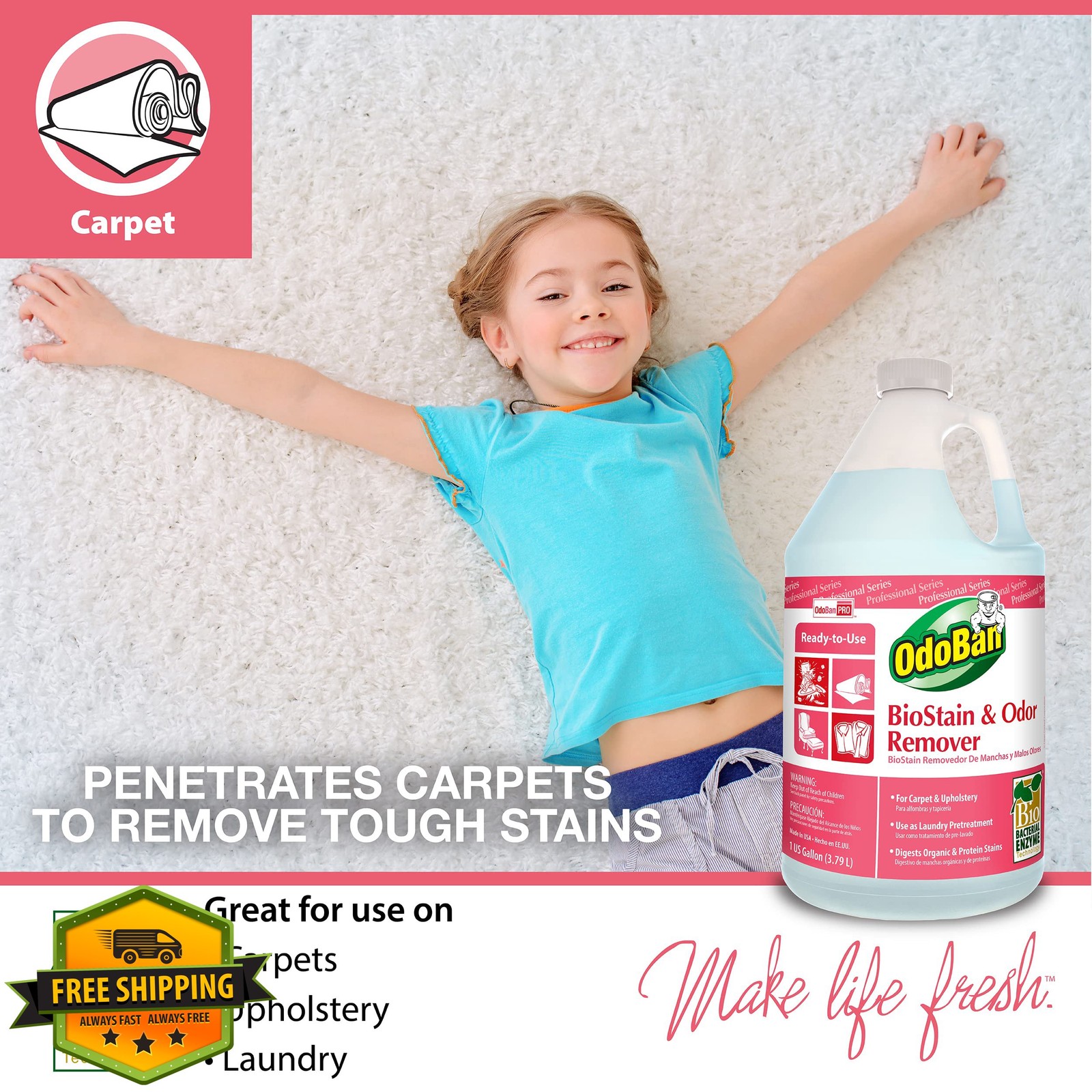OdoBan Ready-to-Use Cleaner 4 Gallons