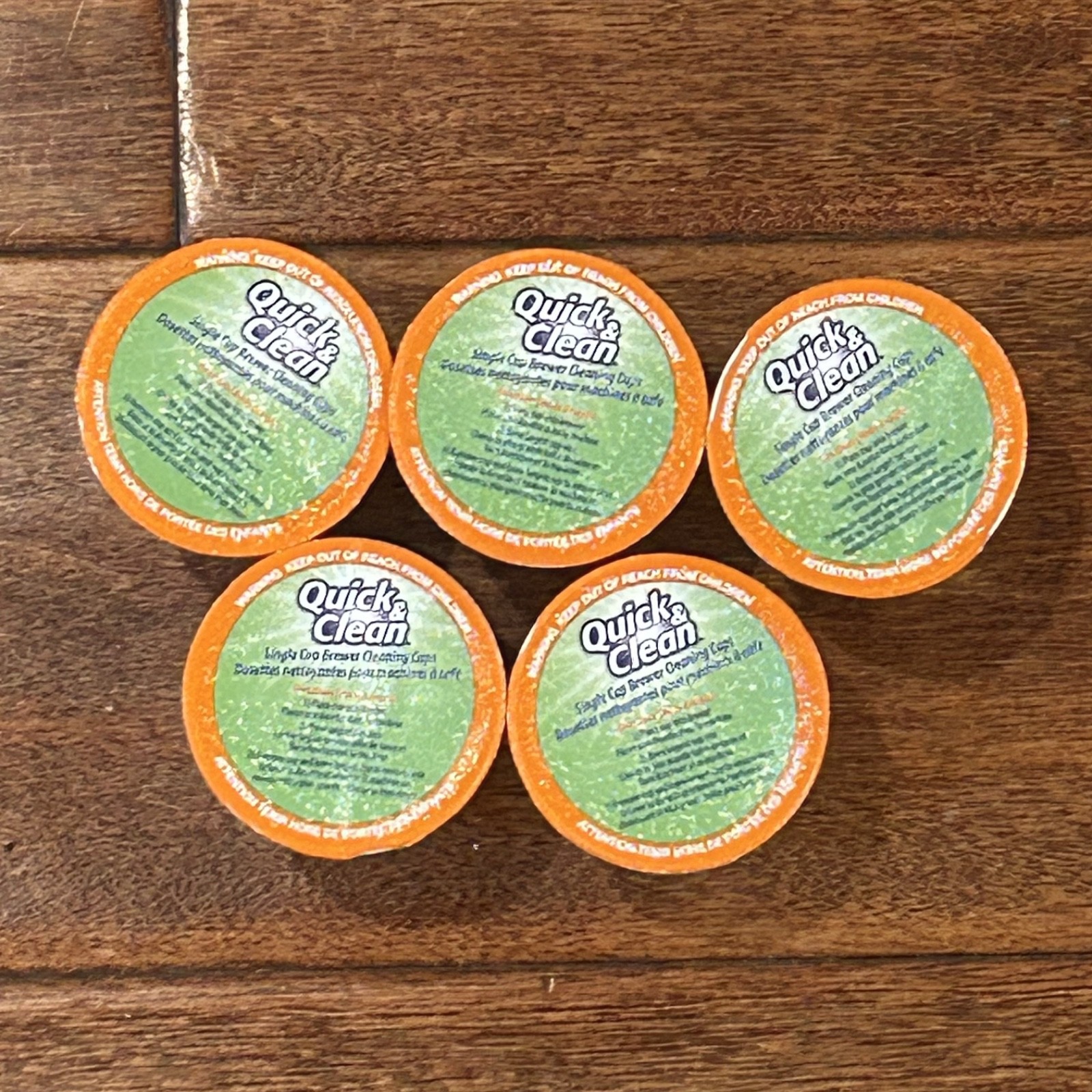 Open Box Quick & Clean [5-Pack] Keurig Single K Cup Coffee Machine Cleaning Pods