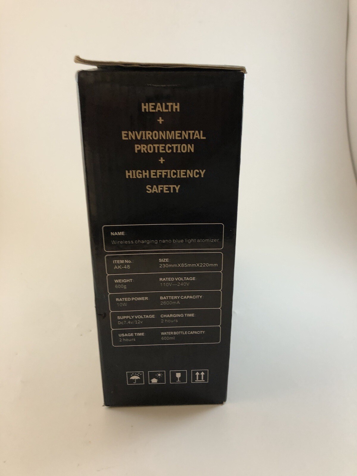 Wireless Charged Nano Blue Light Atomizer, For Sanitizing Untested Gs16