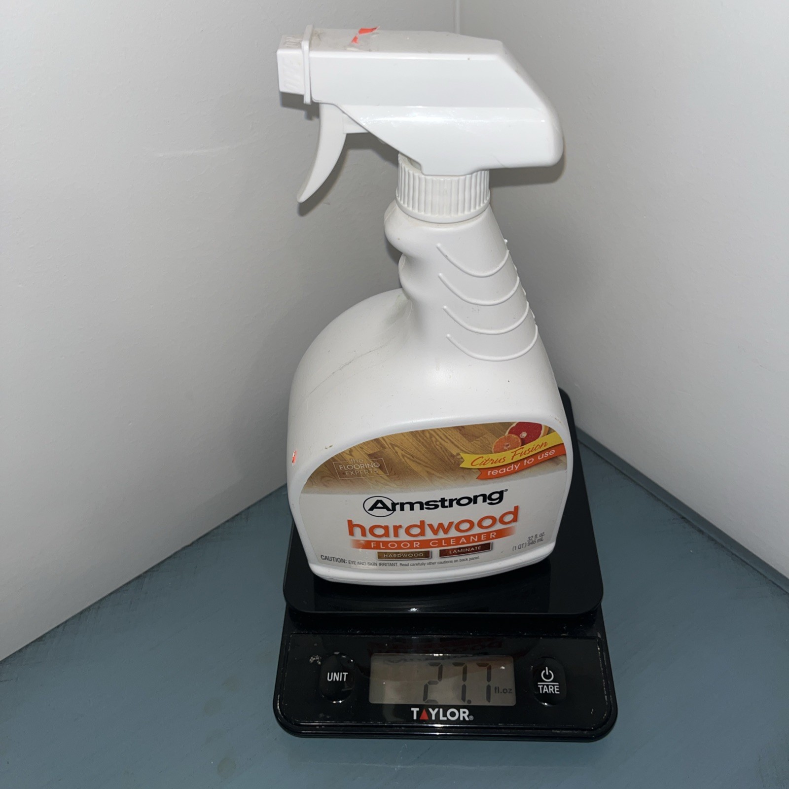 READ Armstrong Hardwood Laminate Floor Cleaner 32 Oz HTF Citrus Fusion