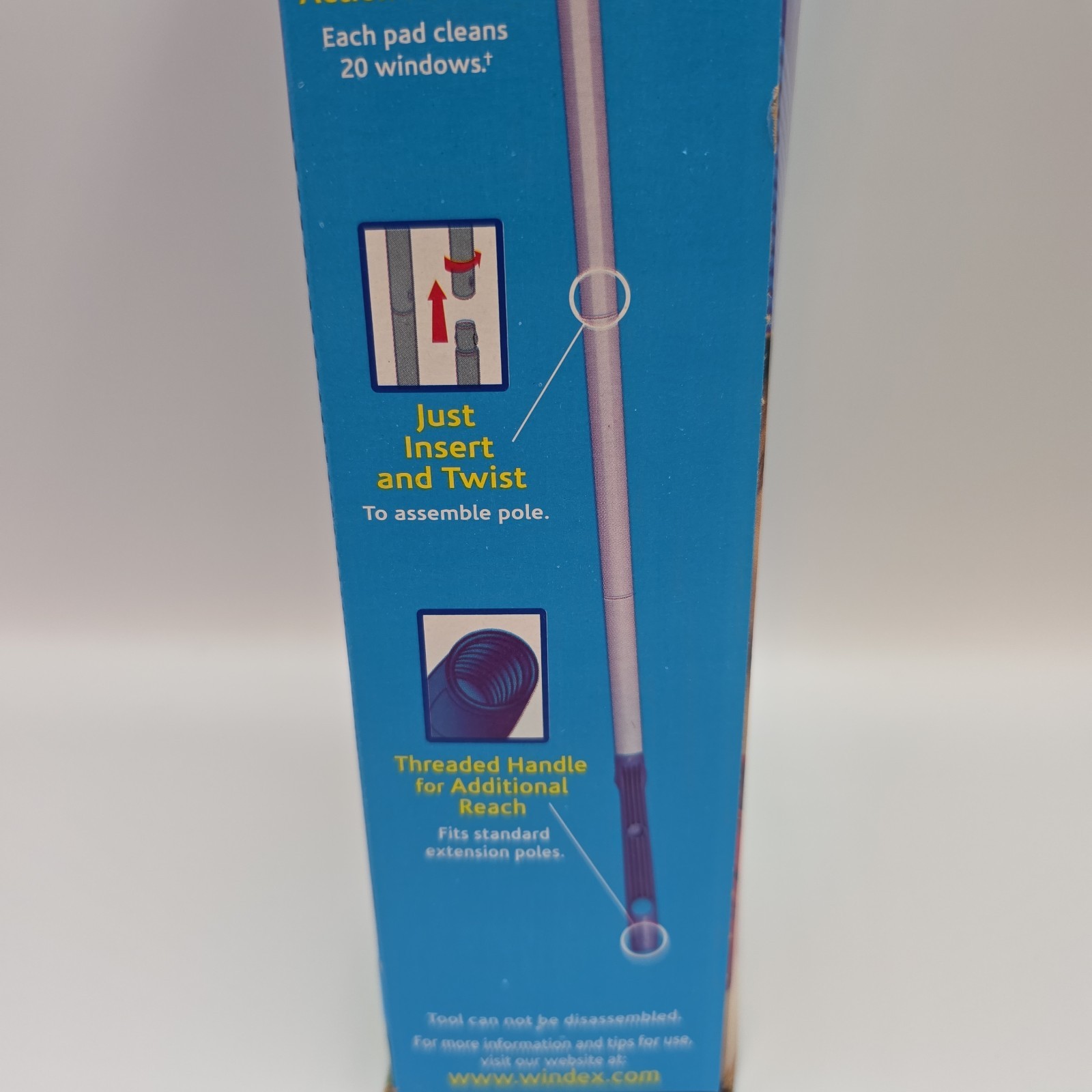 Windex Outdoor All-In-One Glass & Window Cleaning Tool Starter Kit NEW Open Box
