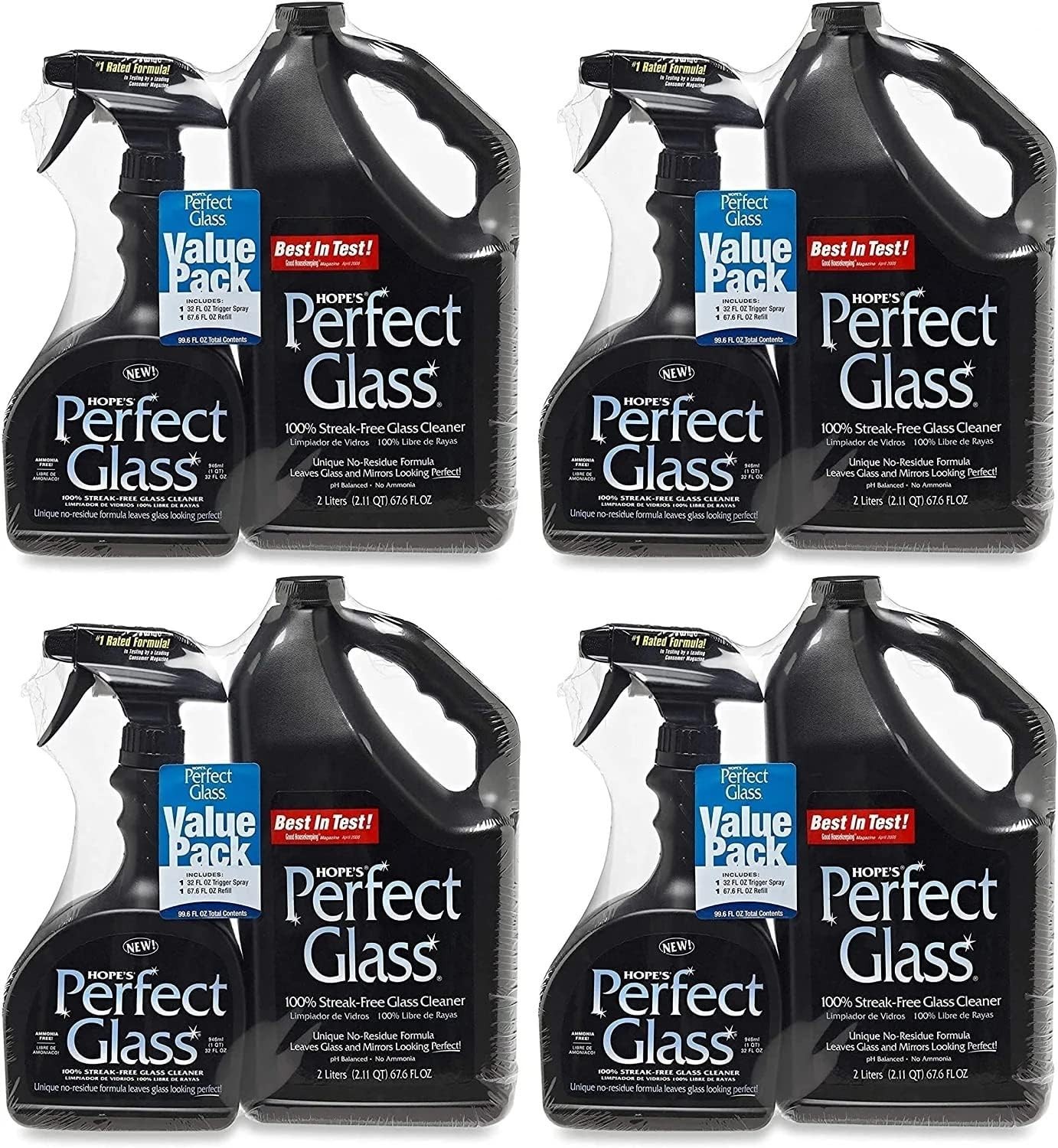 Perfect Glass Cleaner, Streak-Free, Ammonia-Free Window, Mirror, Screen, and …
