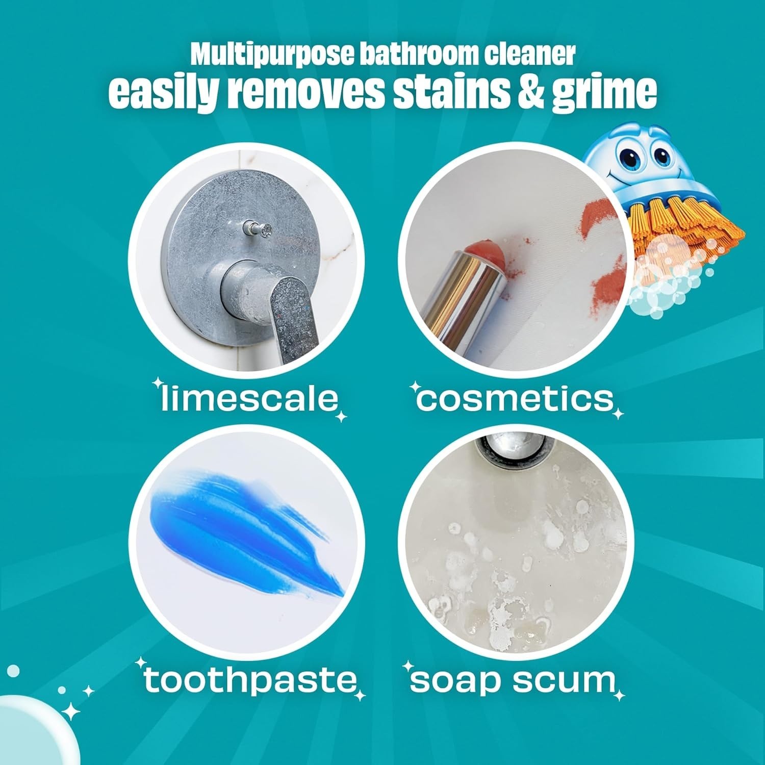 Scrubbing Bubbles Easy Clean Foaming Multipurpose Bathroom Cleaner, Continuous S