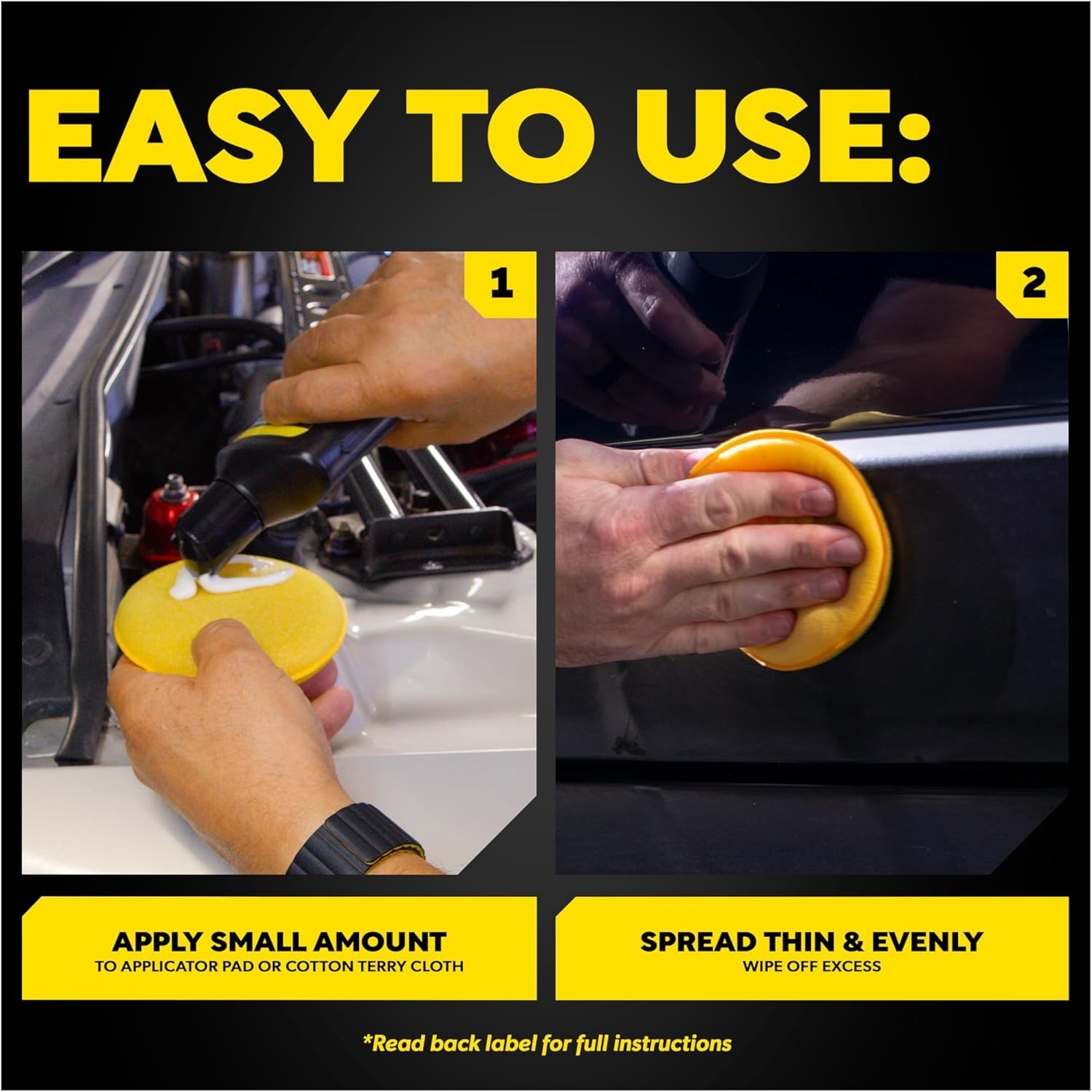 Black Trim & Plastic Restorer 16oz Long Lasting UV Protection for Cars