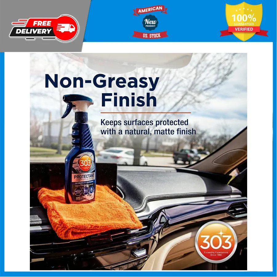 303 Automotive Protectant for Vinyl Plastic and Rubber 16 oz UV Protection
