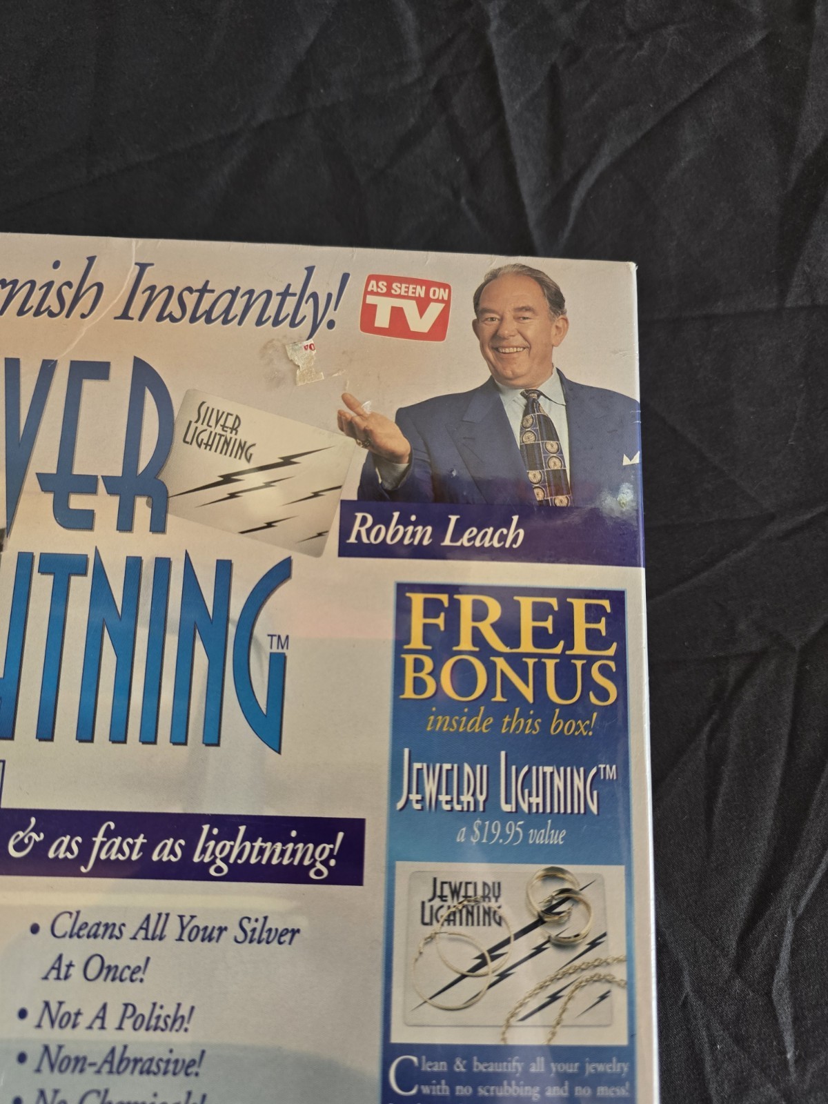 The Original Silver Lightning Tarnish Remover Gold Copper Stainless Steel ASOTV