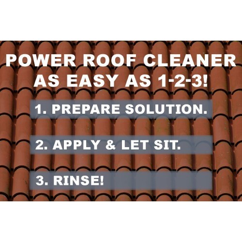 Power Roof Cleaner – Concentrated Roof Cleaning Solution – 1 Gallon
